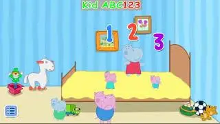 Five Little Monkeys songs with Pig Hippo Kids Baby songs