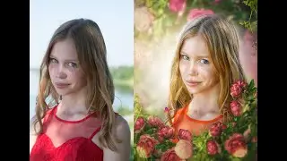 ДОРИСОВКА ВОЛОС В ФОТОШОПЕ