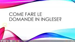 G047 Come fare domande in inglese