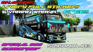 SHAREE‼️ LIVERY MBOIS FULL STICKER‼️FREE SPESIAL 500 SUBSCRIBER‼️