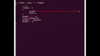passing arguments to main using command line argument argc and argv[ ]