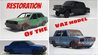 Restoration Abandoned of VAZ 2107 and  21099 Russian model