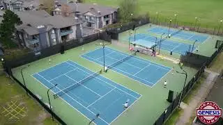 Tucker Tennis Academy Powered by Genesis Riverside facility video - @genesishealthclubs