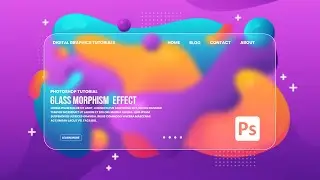 Glass Effect Photoshop | Photoshop Tutorial