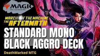 MTG MOM Standard Mono Black Aggro Deck Update Post-Banning