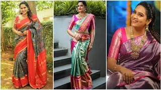 Actress himaja sarees collection || Bigg Boss fame himaja sarees collection #biggboss #itshimaja