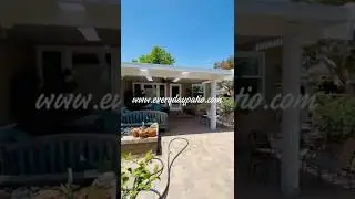 Patio Cover Combo Insulated x Lattice with Skylights 