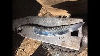 Forging a spike and rasp Bowie and giveaway announcement