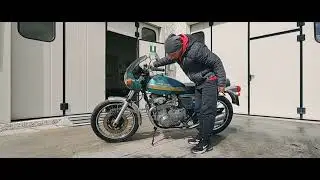 Moto Guzzi GTS 400 (Start Engine arter rebuilt and Walk Around) anno 1975