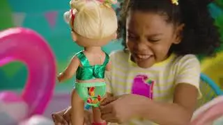 Baby Alive - Muñeca Heladito bajo el sol - Come, hace popó - Muñeca para jugar en el agua Pelo rubio