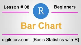 How to Create Bar Chart in R | R code for Bar chart | R tutorials for beginners | digitutorz