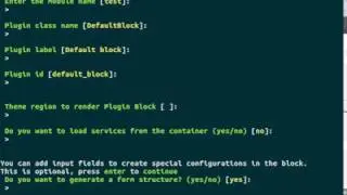 Drupal console - create block
