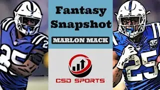 Fantasy Football 2018 - Week 8 Fantasy Snapshot Marlon Mack