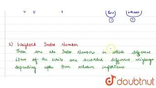 SIMPLE AND WEIGHTED INDEX NUMBER