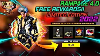 Free Bundle Free Emote Confirmed Redeem Rampage 4.0 Limited Event 