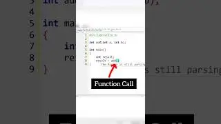 C program to add two numbers using function #calmdown #cprogramming #itzrafiq #code #function #viral