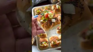 Mini Chicago Dog Sliders #hotdog #gameday #sliders #appetizer #shorts #recipes