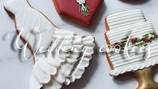 Satisfying Cookie Decorating Video | Wedding cookies