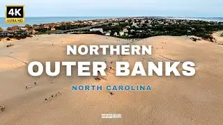 The Northern Outer Banks of North Carolina | Aerial Relaxation in 4K Ultra HD