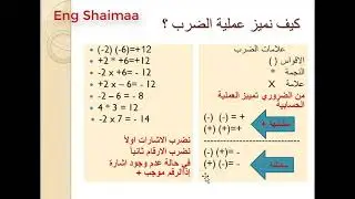 #اسهل_طريقة_لضبط_الاشارة_الموجبة_والسالبة_بالعمليات_الحسابية_لمختلف_المراحل_الدراسية