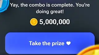 Hamster Kombat daily combo card || Claim 5 million coins daily on Hamster Kombat