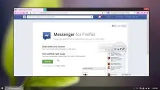 How to enable built-in Facebook Messenger App in Mozilla Firefox
