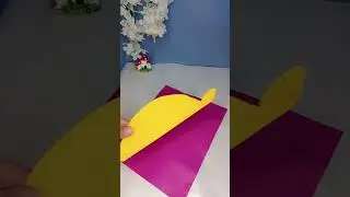 Ideas for children/how to make a fish out of colored paper in the easiest way for children 🐟