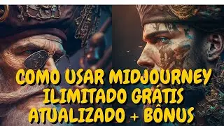 COMO USAR MIDJOURNEY ILIMITADO GRÁTIS | ALIAS + BÔNUS #midjourney