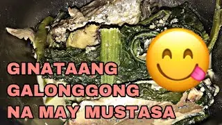 COCONUT GALONG-GONG  FISH WITH MUSTASA