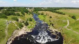 Тосненский водопад. Ленинградская область.