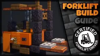 How to build a forklift in Minecraft! (Build Tutorial)