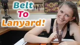 DIY Leather Lanyard with the Glowforge Aura!