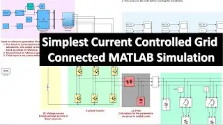 Simplest Current-Controlled Grid Integration MATLAB Simulation | Hysteresis PWM