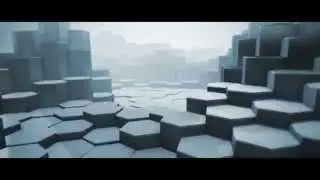 Hexagon landscape (Cinema 4D and Element 3D V2)