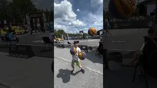Жонглирую на Кубке Урала по баскетболу 3на3 в Златоусте 🏀 