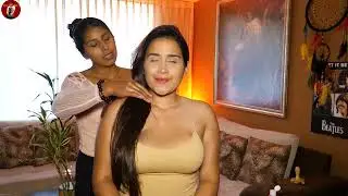 PAULINA ASMR - WHISPER MASSAGE | de-stress, relax, and fall asleep