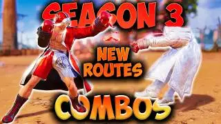 Season 3 Steve Fox New Route Combos | Tekken 8