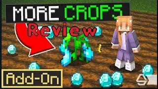 Minecraft Bedrock addon mod review More Crops