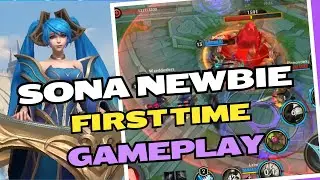 First Time Playing Sona Wild Rift! Noob Gameplay?? | Sona Guide & Gameplay
