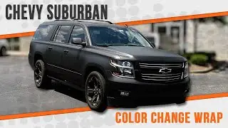 Matte Black Suburban Color Change