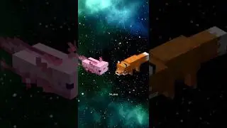 AXOLOTL vs FOX😮 #short#minecarft#steve