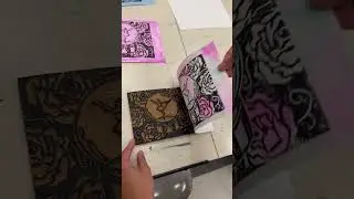 Pulling prints | linocut printmaking #art