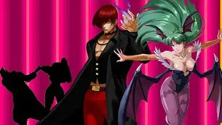Mugen - KOF vs. Darkstalkers - Iori Yagami vs. Morrigan Aensland