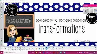 Geometry: Transformations Lesson Video