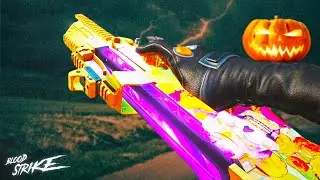 NOVA SKIN DE HALLOWEEN DA P90 NO BLOOD STRIKE! (P90 CASA ASSOMBRADA)