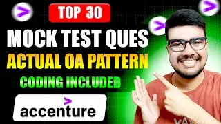 Accenture OA Mock Test: Latest Coding Questions Included