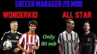 Soccer Manager 2020 mod Wonderkid and All Star