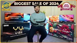 Amazon Great Indian Festival & Big Billion Days 2024 🎉 | BEST TV Deals 2024 🔥 | Biggest Sale of 2024