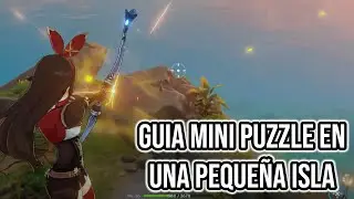 GUIA PUZZLE DE ANTORCHAS en una PEQUEÑA ISLA - Genshin impact