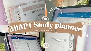 2023 ADAPT *STUDY* PLANNER Flip through Life Planner | Digital Planner